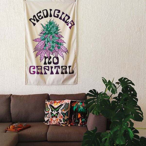 Bandera Medicina No Capital Miniatura