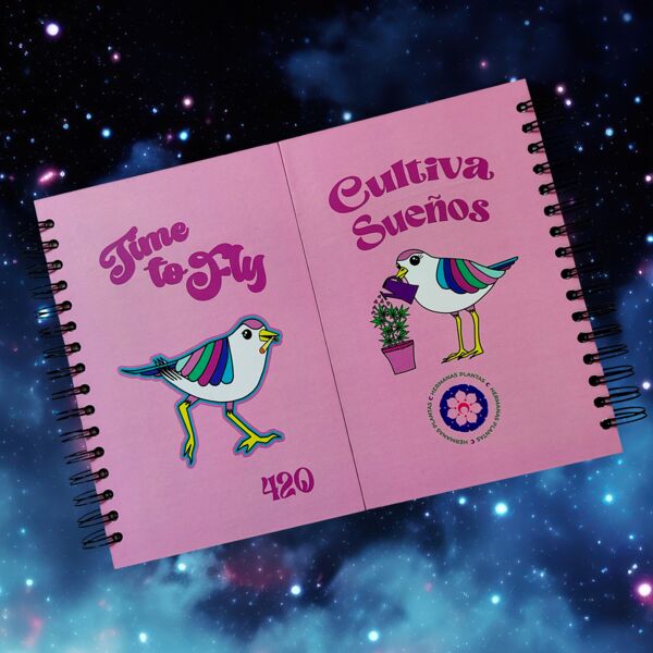 Libreta Time To Fly Miniatura