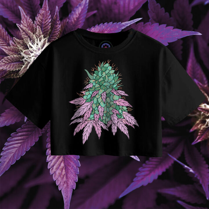  Weed Crop Top oversize Miniatura