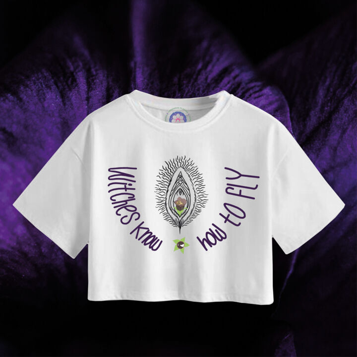 Witches-Belladona Crop Top Oversize Miniatura