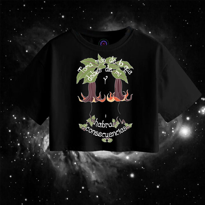 Floripondio Crop Top Oversize Miniatura