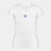 Playera Dama: Algodón Peinado Cuello V Miniatura