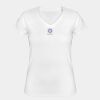 Playera Dama: Algodón Peinado Cuello V Miniatura